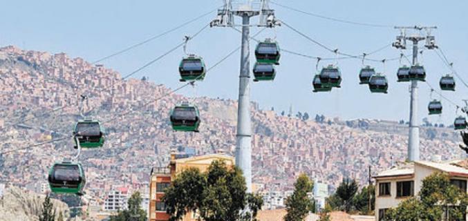 Línea Verde del Teleférico fue inaugurada con cuatro estaciones con 165 cabinas y 27 torres