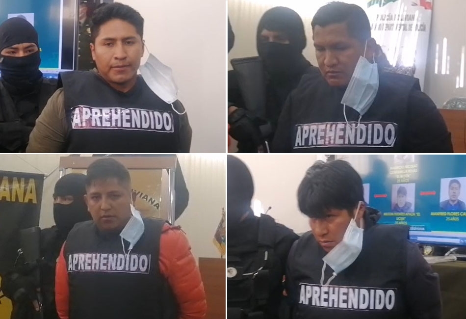 Envían a la cárcel de Cantumarca con detención preventiva a los cuatro implicados en el caso universitarias muertas Universidad Tomás Frías
