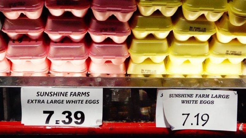Se ha disparado el precio de los huevos en EE.UU. y se han convertido en objeto de contrabando desde México