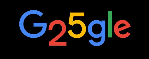 Historia y evolución de la compañía, 25º aniversario del nacimiento de Google