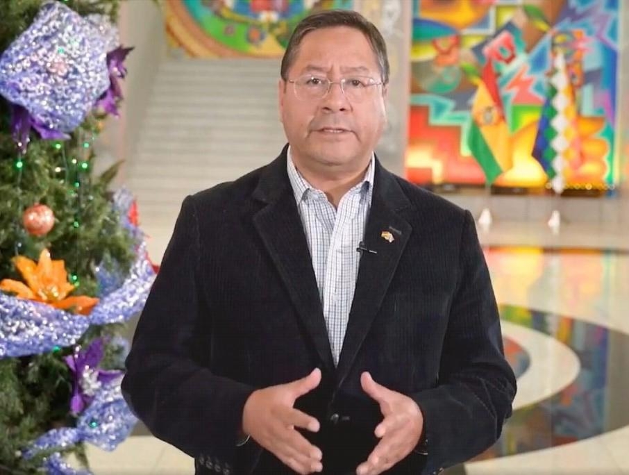 Presidente Luis Arce envió mensaje navideño y ratificó la política de industrializar el país para sentar las bases de la nueva Bolivia