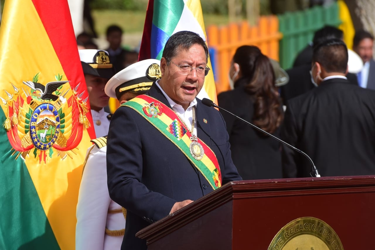 Presidente Arce dará mensaje por el Día del Estado Plurinacional con la mira al Bicentenario