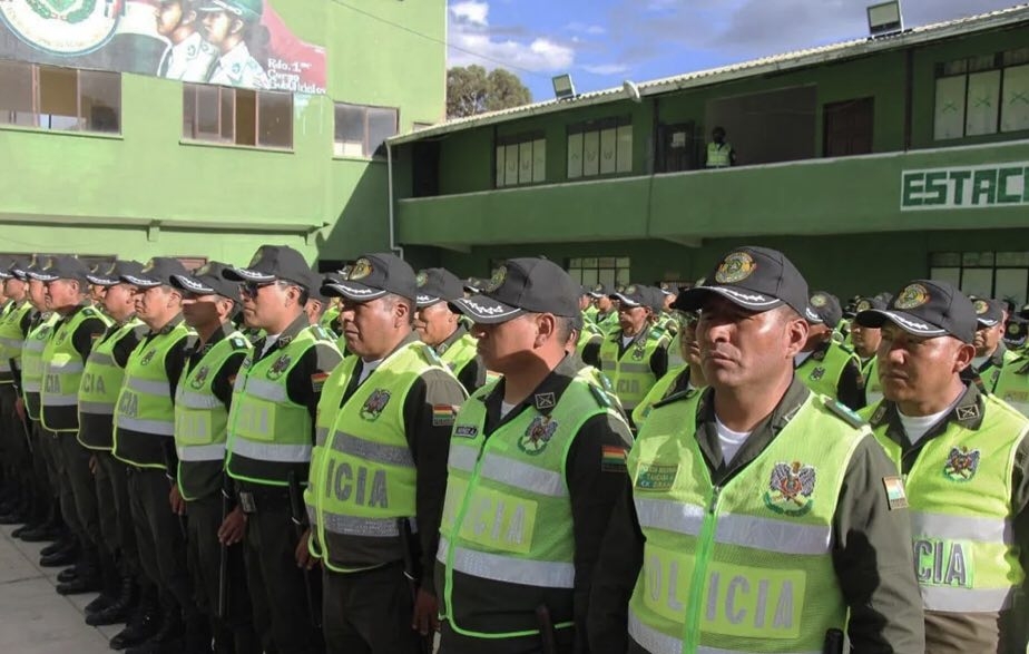 Efectivos de la Policía Boliviana serán acuartelados y censados un día antes, el 23 de marzo, puedan realizar los operativos de control y seguridad