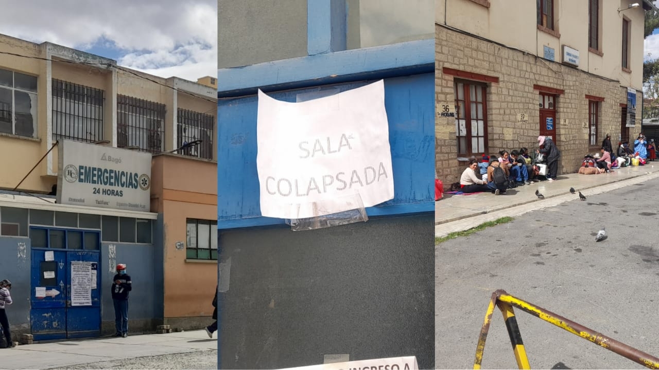 Colapsa la Unidad de Emergencias del Hospital de Clínicas en La Paz en el primer día del paro médico