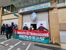 Trabajadores Municipales denuncian maltratos de la Alcaldía paceña, dirigentes anunciaron paro y marchas desde este lunes 15 de abril 