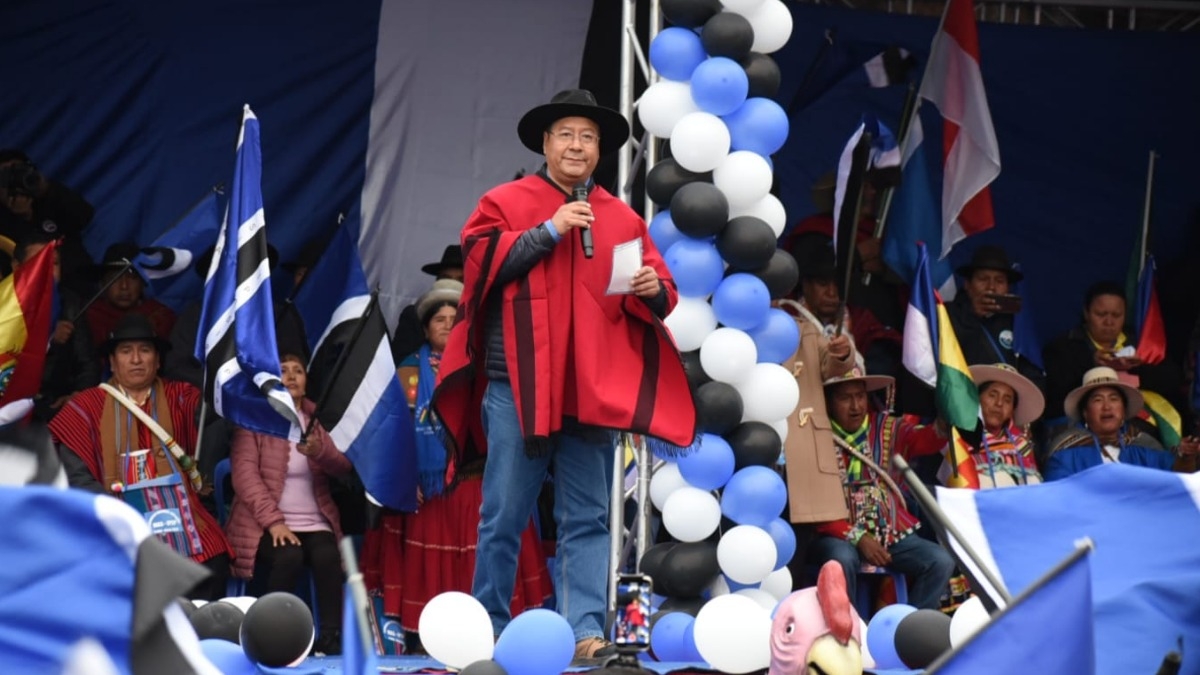 Presidente Luis Arce en el congreso de El Alto, llama a refundar el instrumento y recuperarlo para las organizaciones sociales