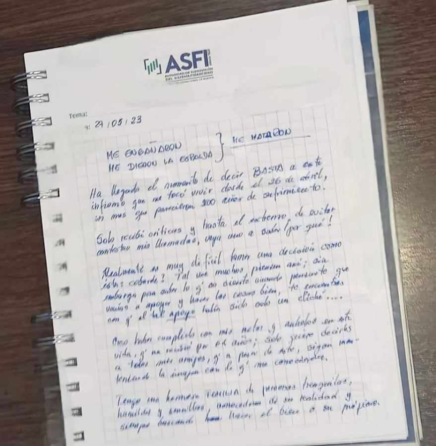 Carta póstuma de Carlos Colodro será expuesta a tres estudios periciales, y hasta el momento solo una cámara lo captó solo antes de su muerte