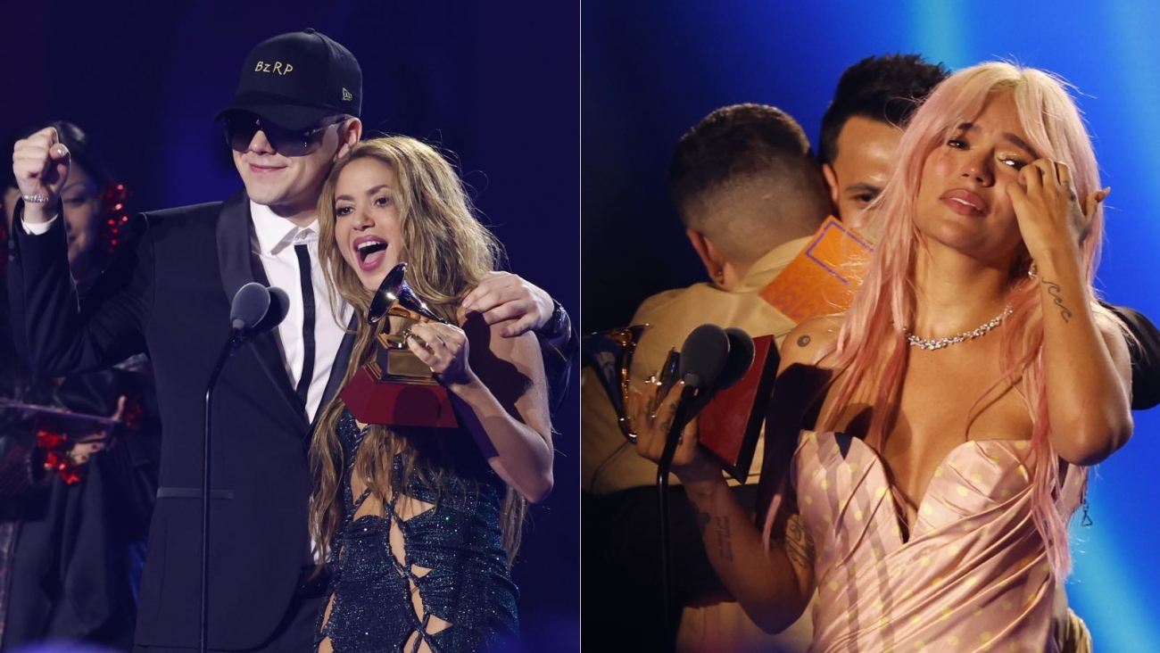 Karol G y Shakira con Bizarrap triunfan en los Grammy Latinos en Sevilla España